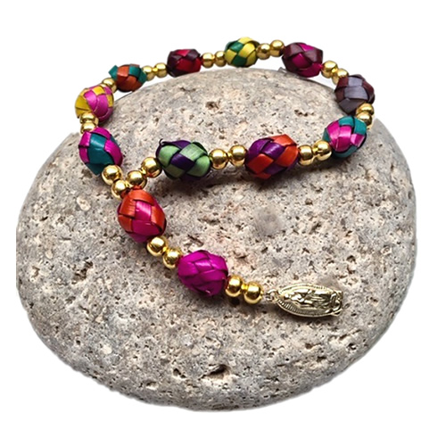 Decenario de Palma con Virgen de Guadalupe